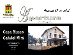 Apertura casa museo Gabriel Miró en Polop